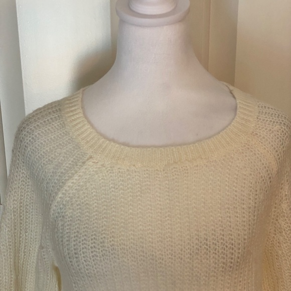 Project Naadam crewneck Sweater Ivory cream 33506 - Picture 3 of 11